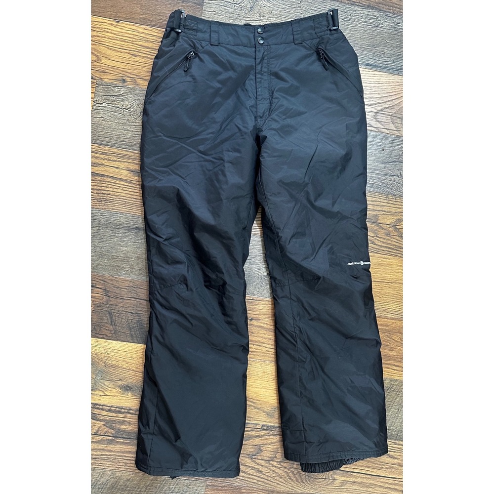 Outdoor Gear Black Insulated Snow Pants Mens Large Ski Snowboard Base Layers